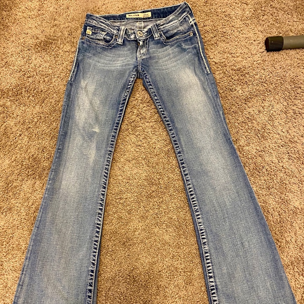 BIG STAR SWEET ULTRA LOW RISE JEANS